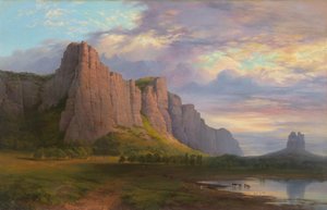Arapiles-hegy és a Mitre-szikla